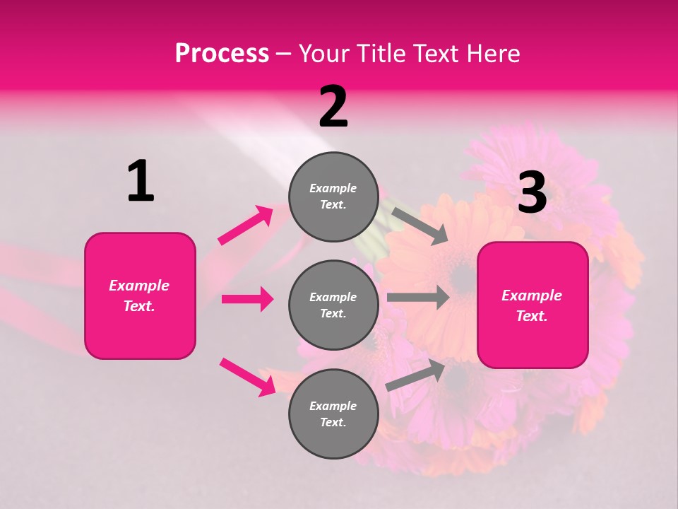 Marriage Bridal Purple PowerPoint Template