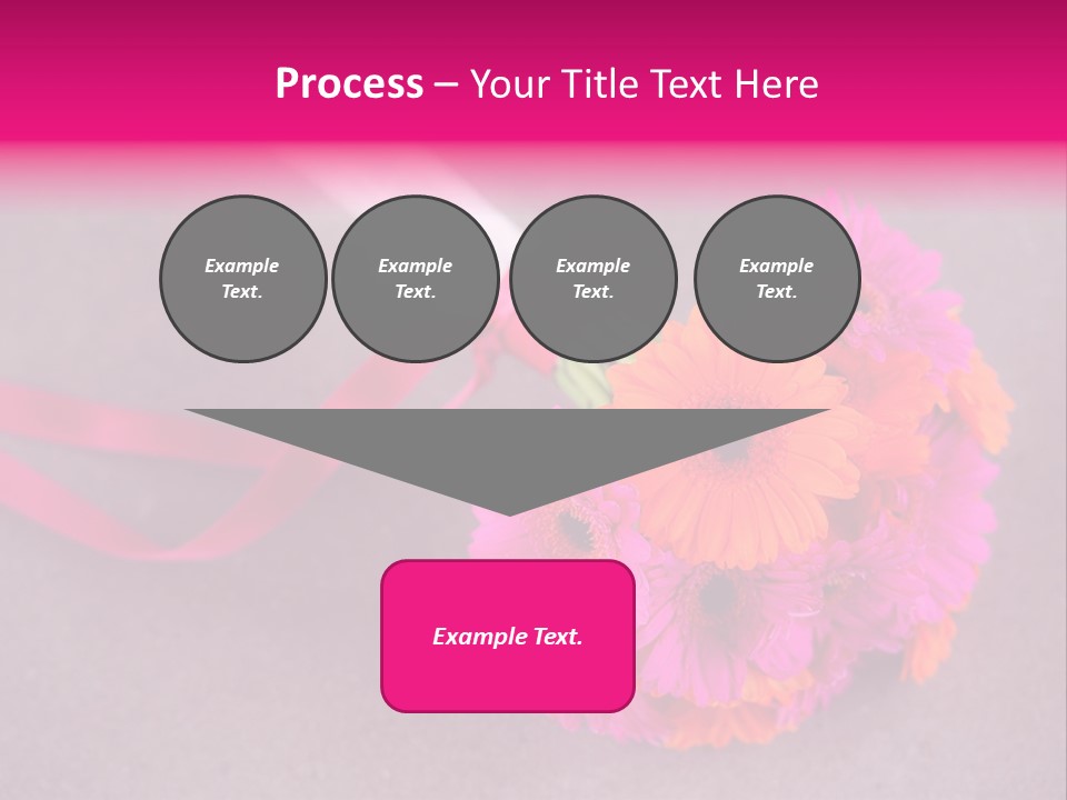 Marriage Bridal Purple PowerPoint Template