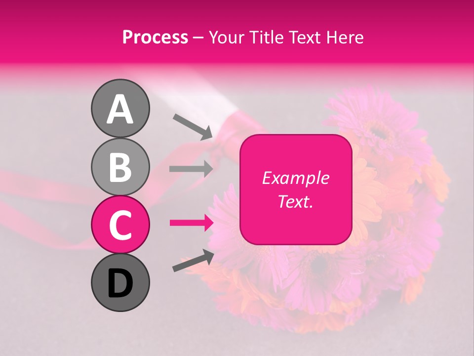 Marriage Bridal Purple PowerPoint Template