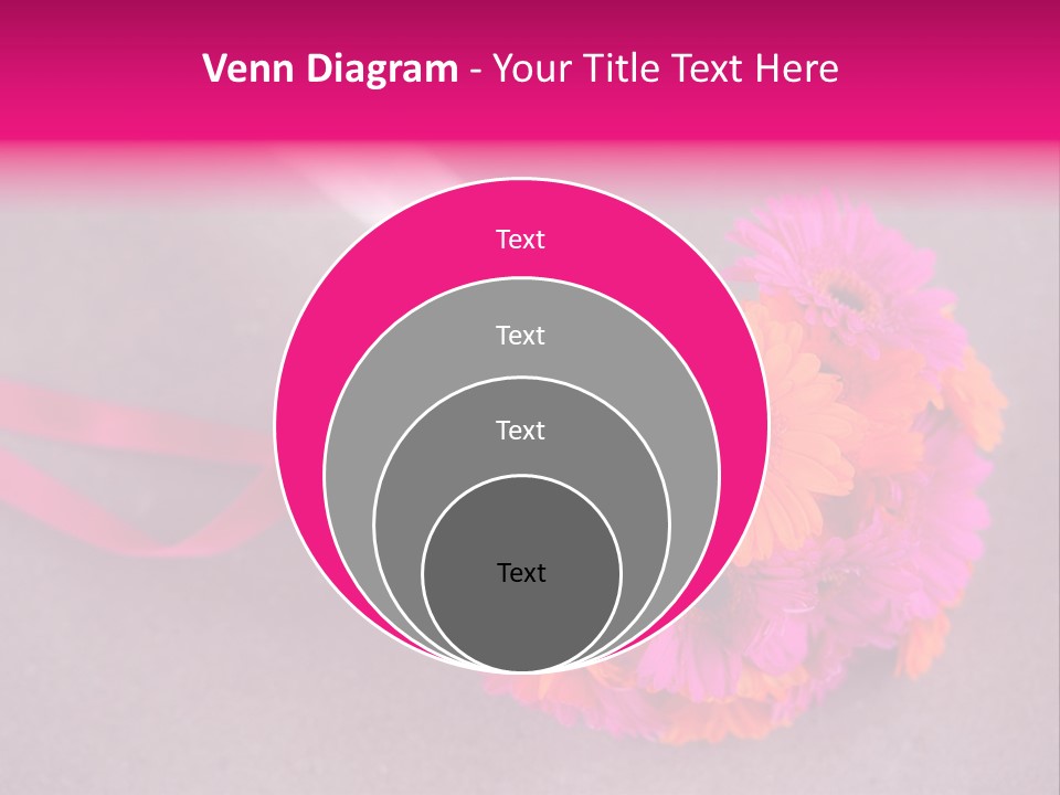 Marriage Bridal Purple PowerPoint Template