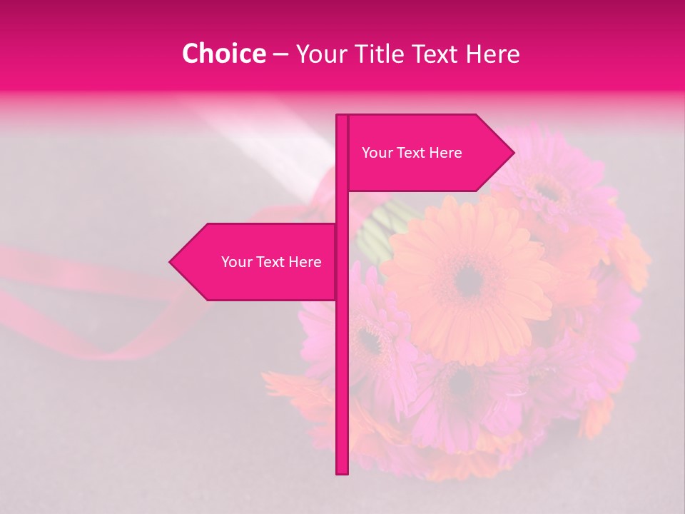 Marriage Bridal Purple PowerPoint Template