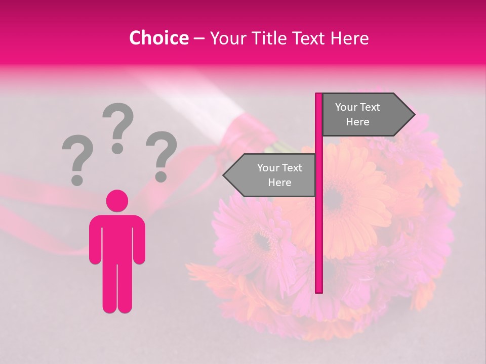 Marriage Bridal Purple PowerPoint Template