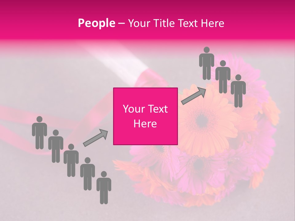 Marriage Bridal Purple PowerPoint Template