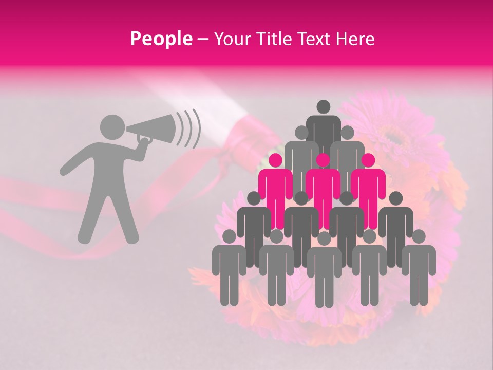 Marriage Bridal Purple PowerPoint Template