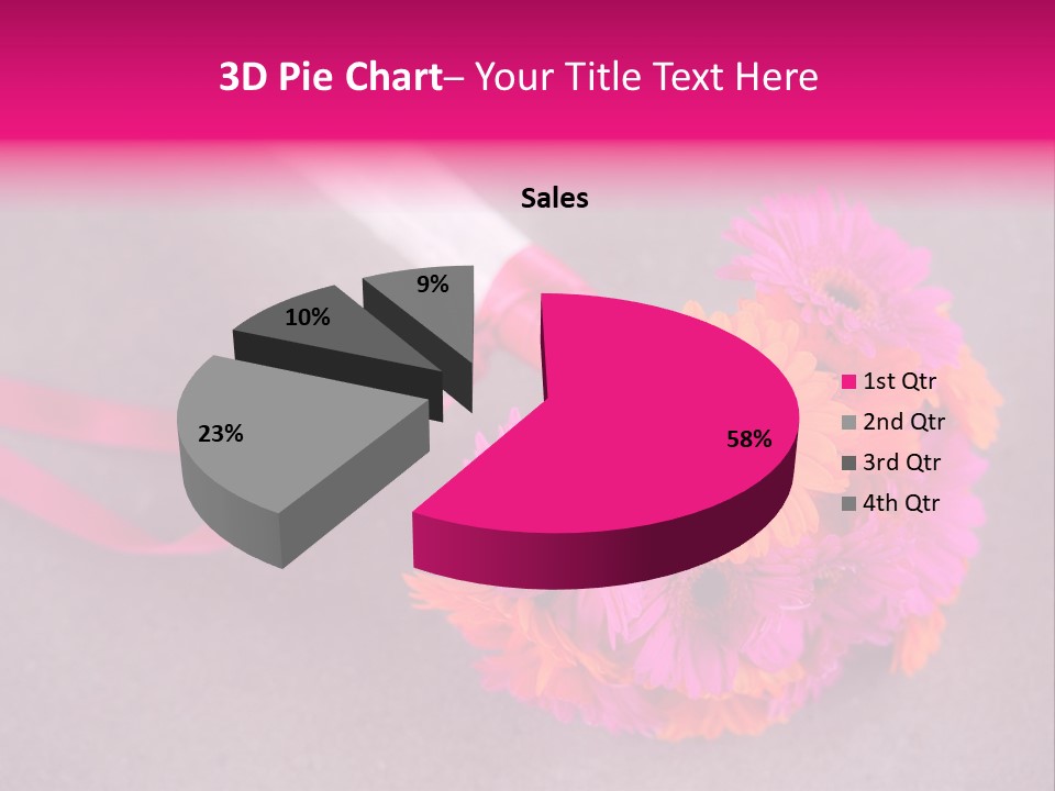 Marriage Bridal Purple PowerPoint Template