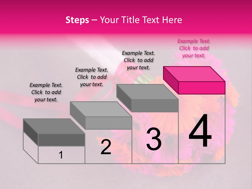 Marriage Bridal Purple PowerPoint Template