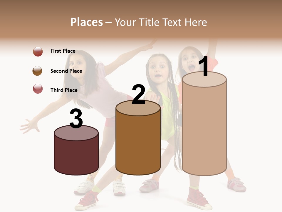 Caucasian Sporty School PowerPoint Template