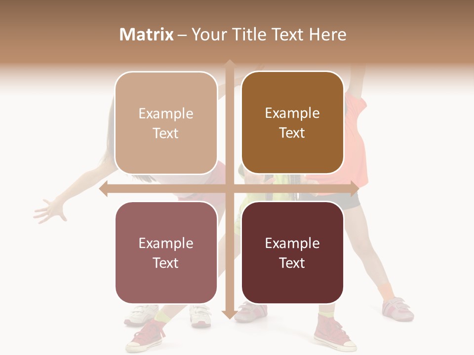 Caucasian Sporty School PowerPoint Template