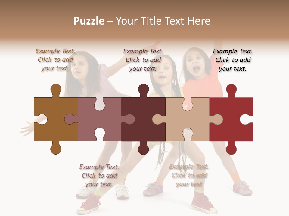 Caucasian Sporty School PowerPoint Template