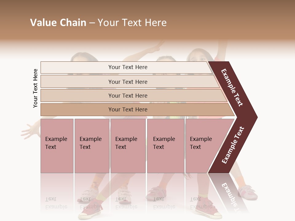 Caucasian Sporty School PowerPoint Template