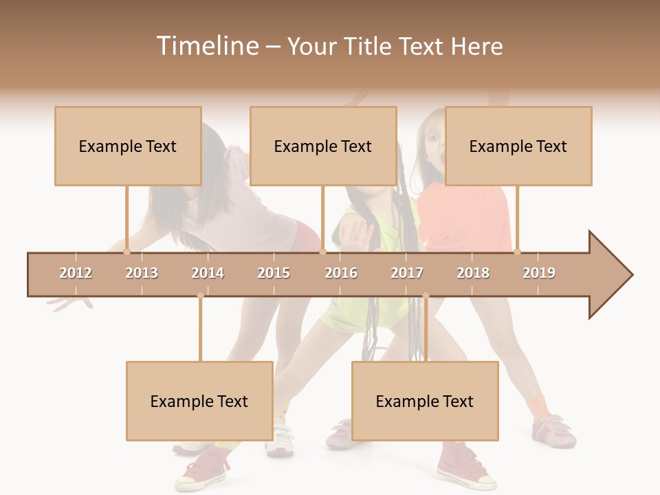 Caucasian Sporty School PowerPoint Template