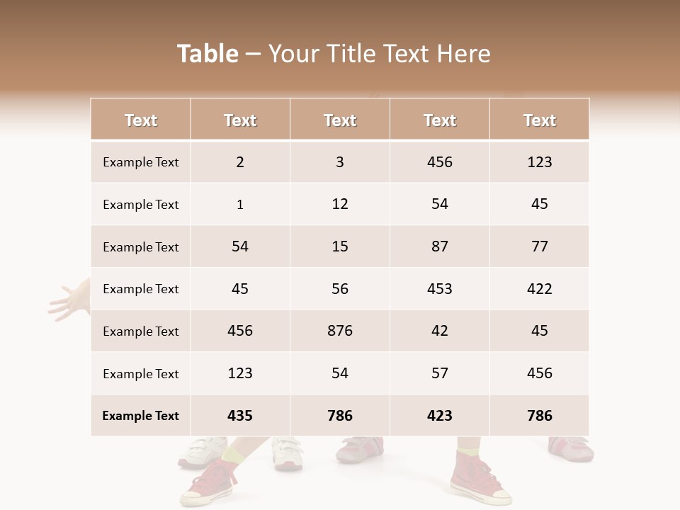 Caucasian Sporty School PowerPoint Template