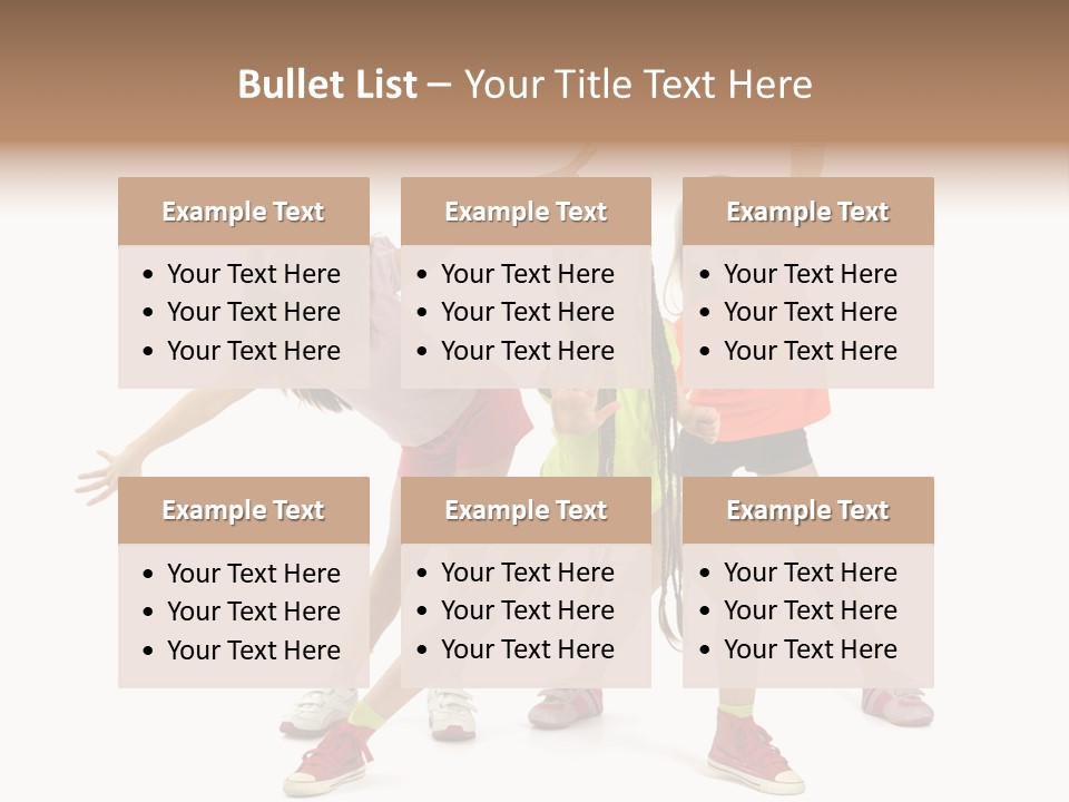 Caucasian Sporty School PowerPoint Template