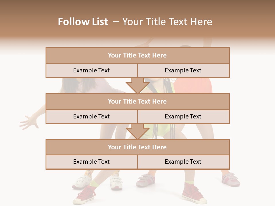 Caucasian Sporty School PowerPoint Template