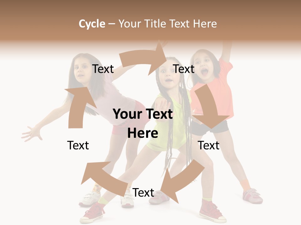 Caucasian Sporty School PowerPoint Template