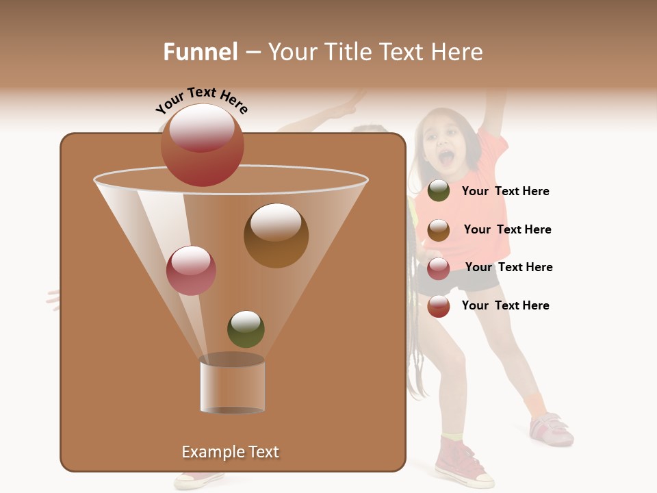 Caucasian Sporty School PowerPoint Template