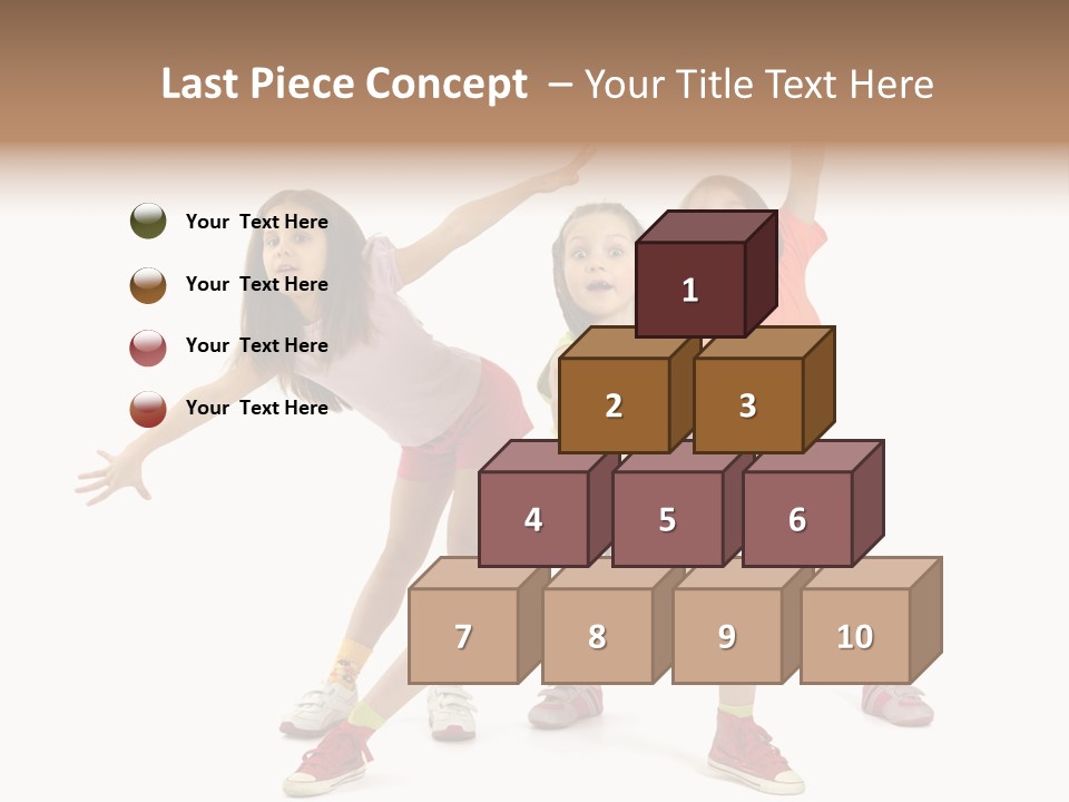 Caucasian Sporty School PowerPoint Template