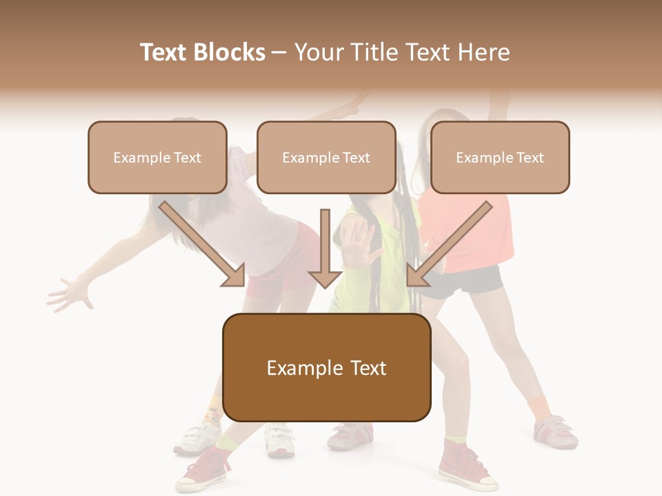 Caucasian Sporty School PowerPoint Template