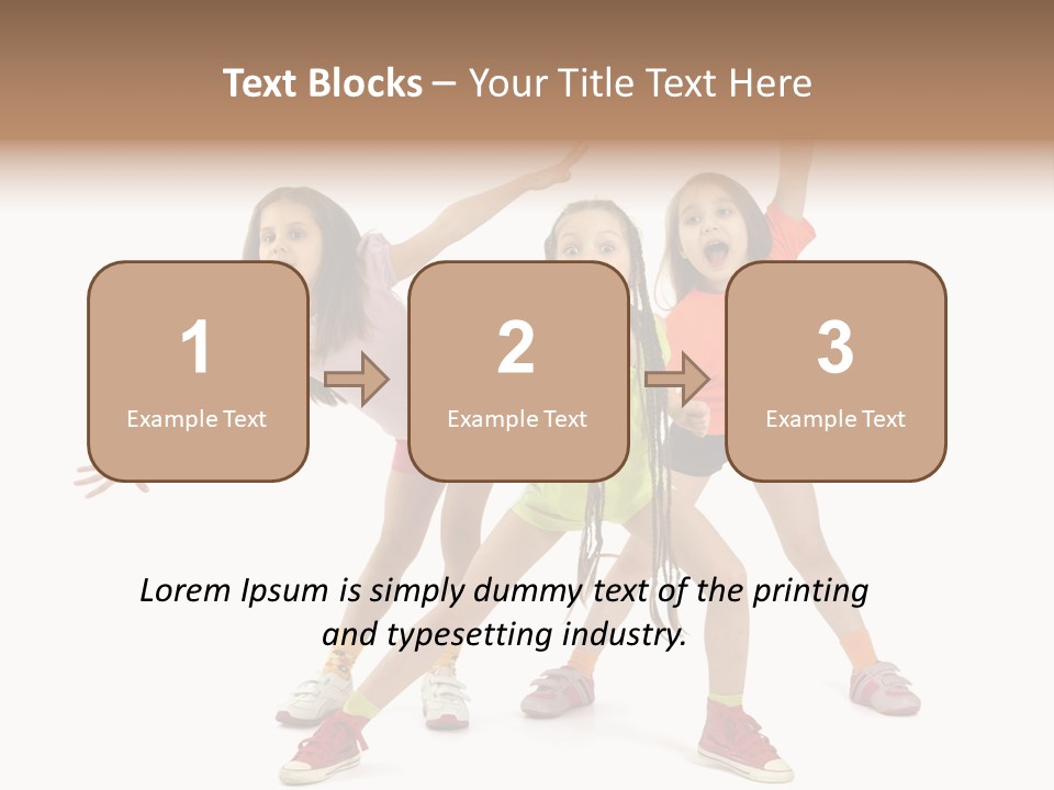 Caucasian Sporty School PowerPoint Template