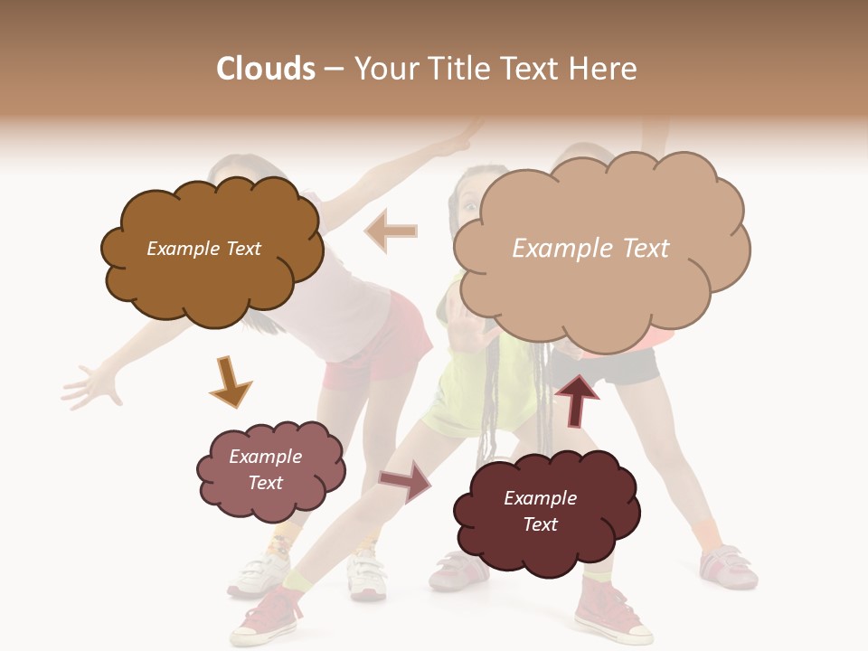 Caucasian Sporty School PowerPoint Template