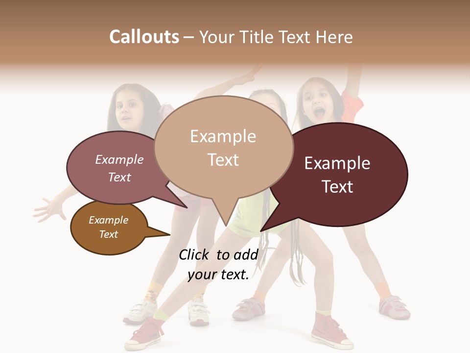 Caucasian Sporty School PowerPoint Template