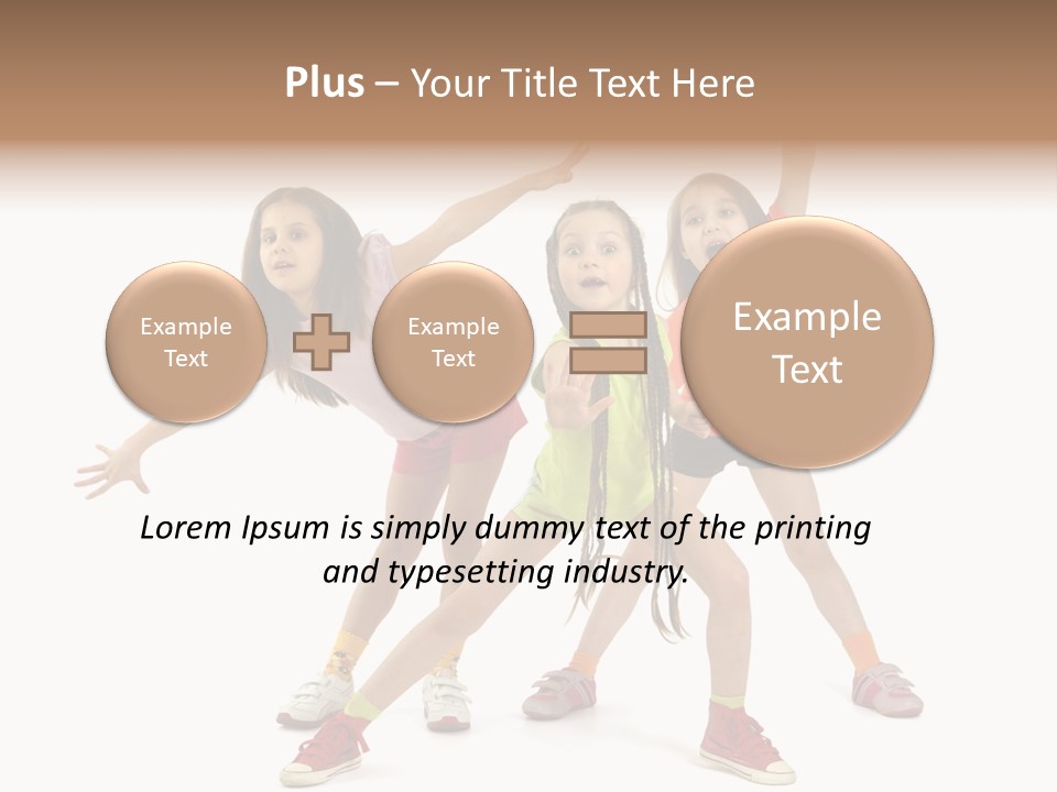 Caucasian Sporty School PowerPoint Template