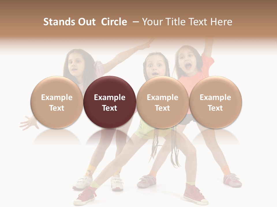 Caucasian Sporty School PowerPoint Template