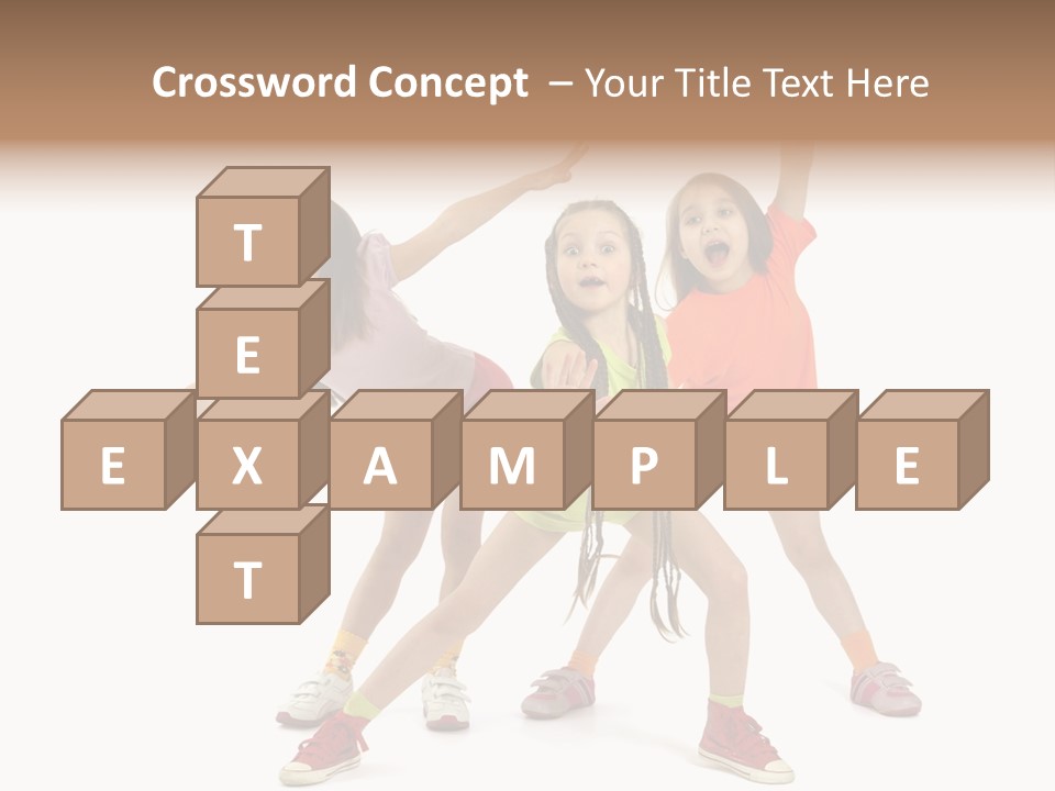 Caucasian Sporty School PowerPoint Template