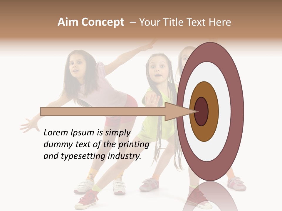 Caucasian Sporty School PowerPoint Template