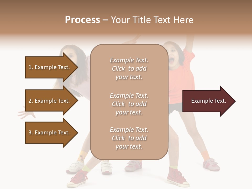 Caucasian Sporty School PowerPoint Template