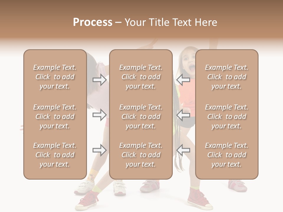Caucasian Sporty School PowerPoint Template