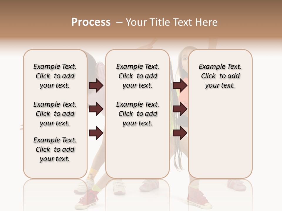 Caucasian Sporty School PowerPoint Template