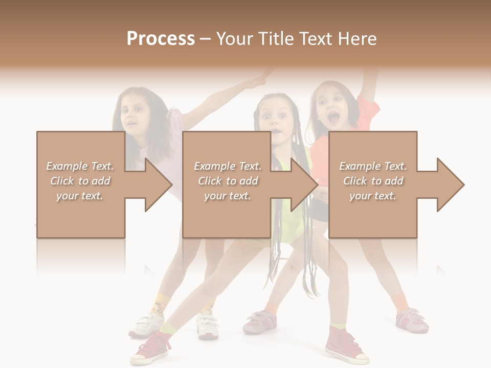 Caucasian Sporty School PowerPoint Template