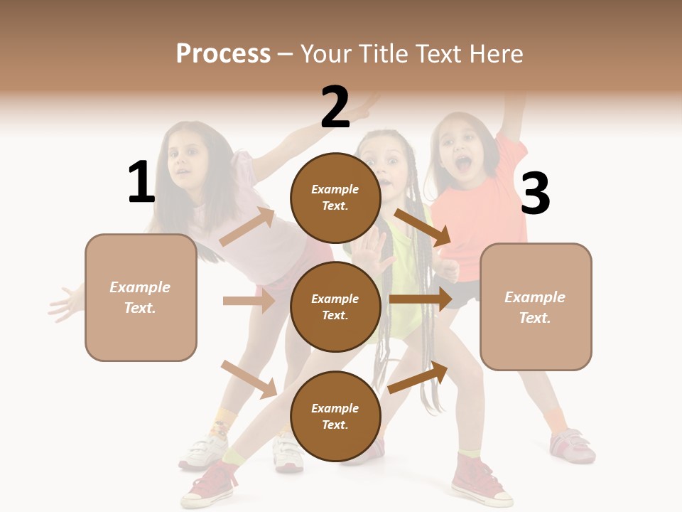 Caucasian Sporty School PowerPoint Template