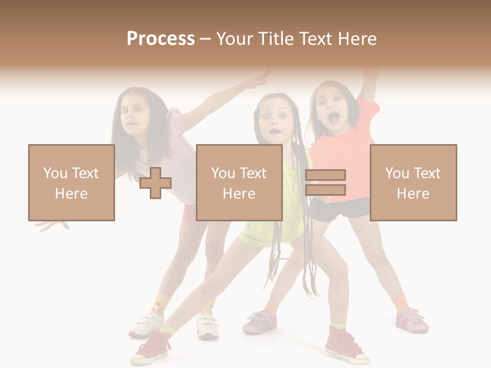 Caucasian Sporty School PowerPoint Template