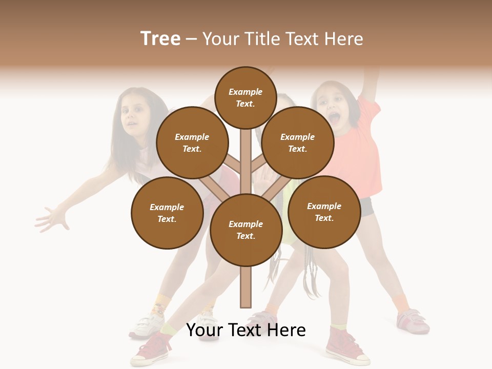 Caucasian Sporty School PowerPoint Template