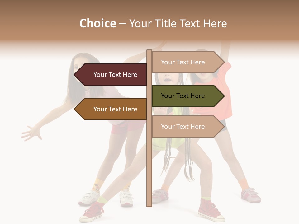 Caucasian Sporty School PowerPoint Template