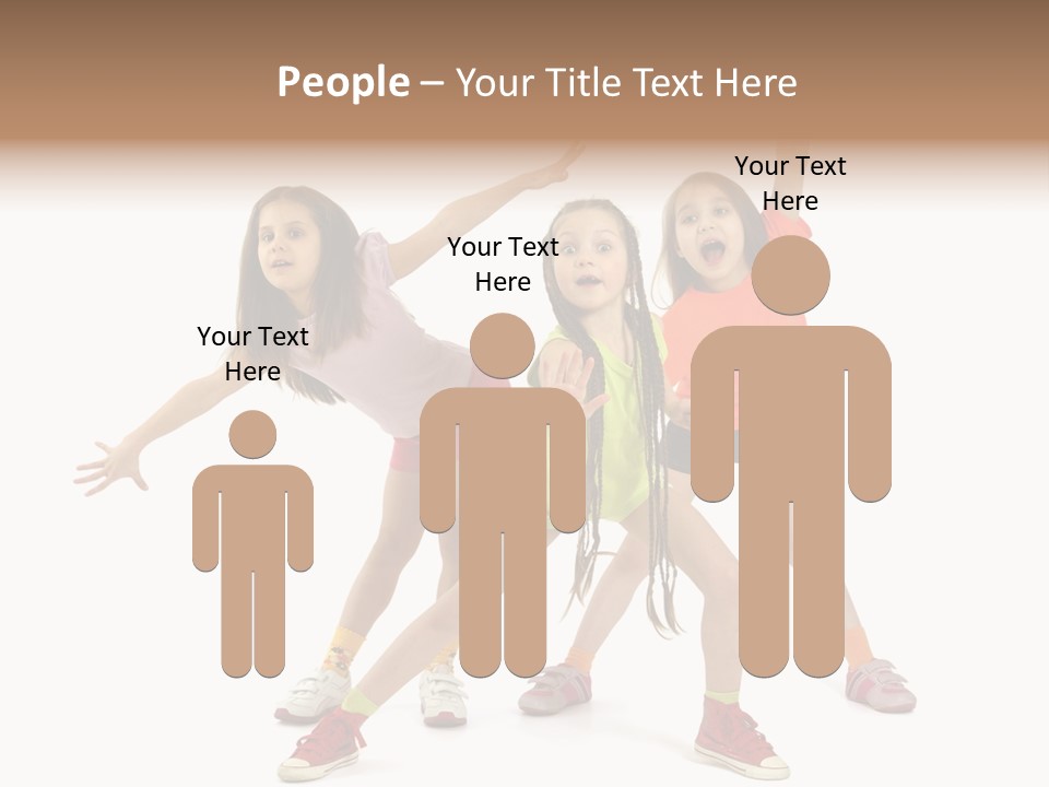 Caucasian Sporty School PowerPoint Template