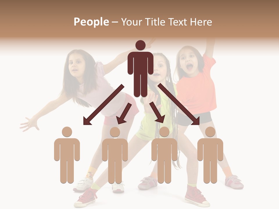 Caucasian Sporty School PowerPoint Template