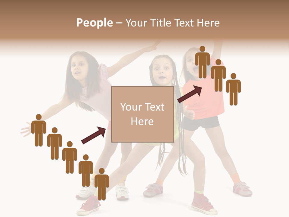 Caucasian Sporty School PowerPoint Template