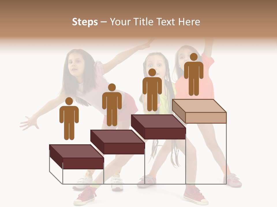 Caucasian Sporty School PowerPoint Template