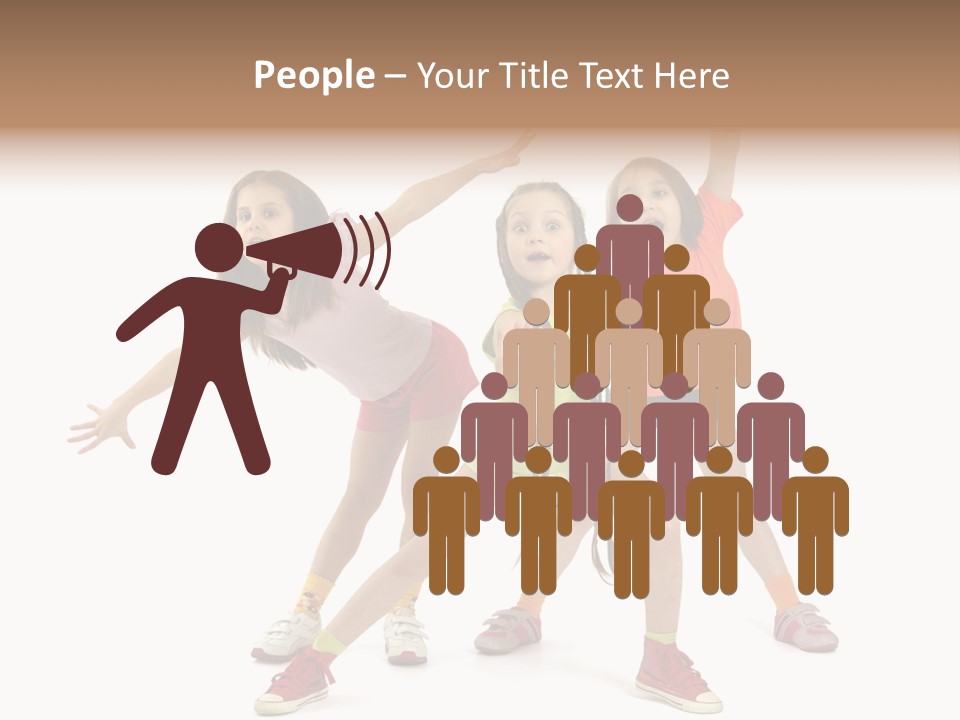 Caucasian Sporty School PowerPoint Template