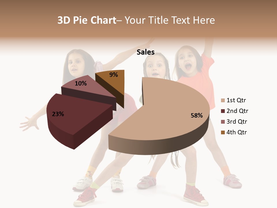 Caucasian Sporty School PowerPoint Template