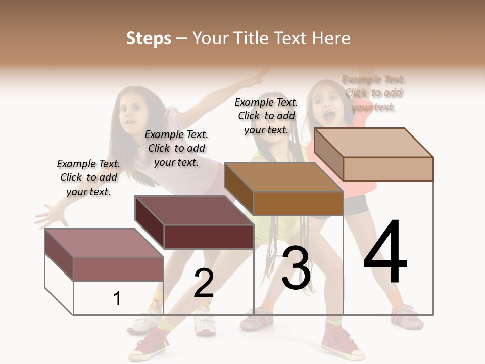 Caucasian Sporty School PowerPoint Template