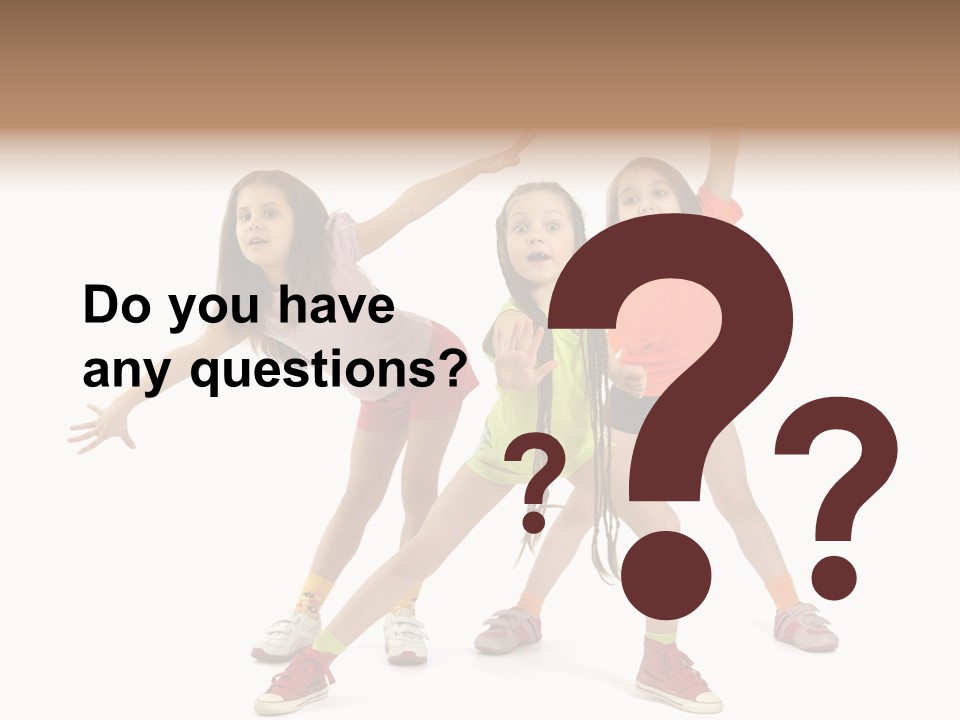 Caucasian Sporty School PowerPoint Template