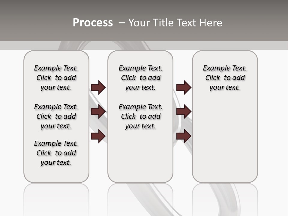 A Metal Chain On A White Background PowerPoint Template