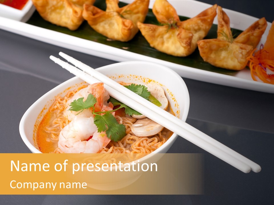 Dinner Health Meal PowerPoint Template