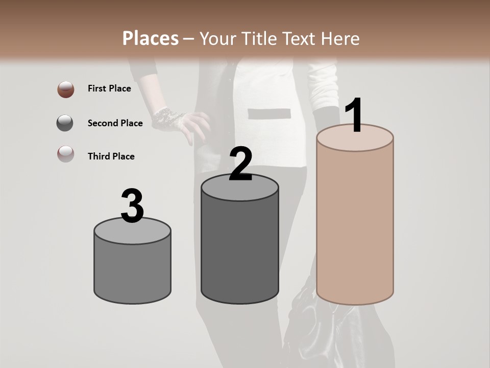 Hair Confident Woman PowerPoint Template