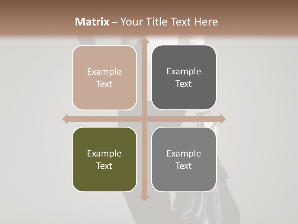 Hair Confident Woman PowerPoint Template