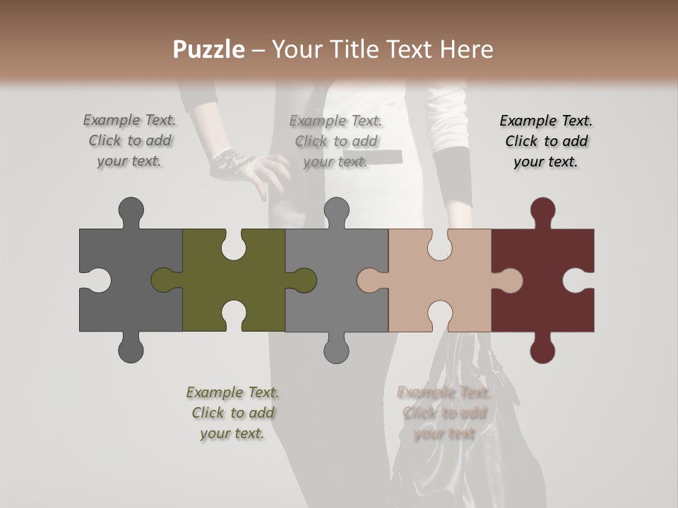 Hair Confident Woman PowerPoint Template